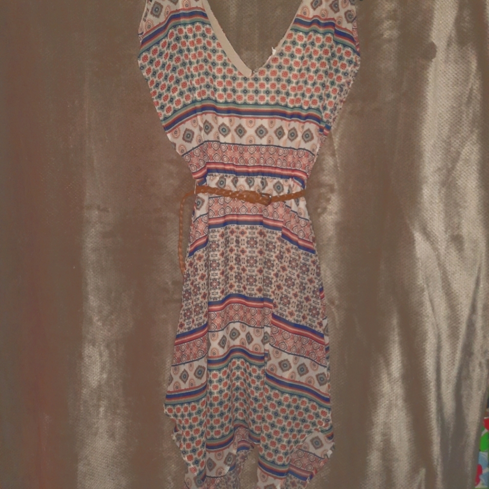 Woman's summer dress with lite material